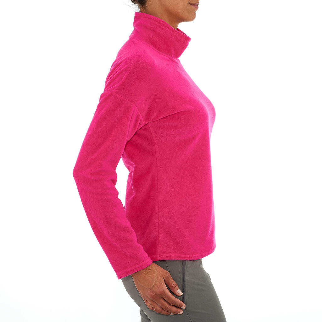 Fleecepullover Forclaz 20 Damen rosa