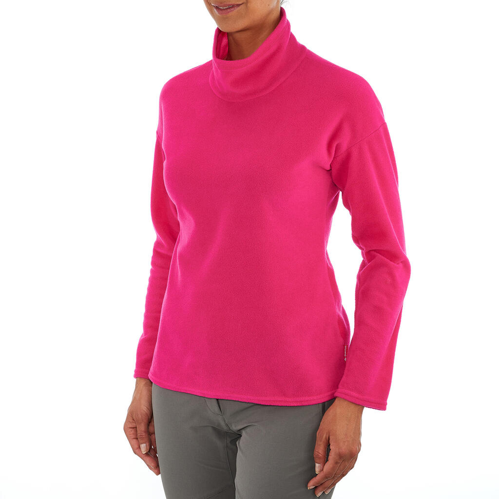 Fleecepullover Forclaz 20 Damen rosa