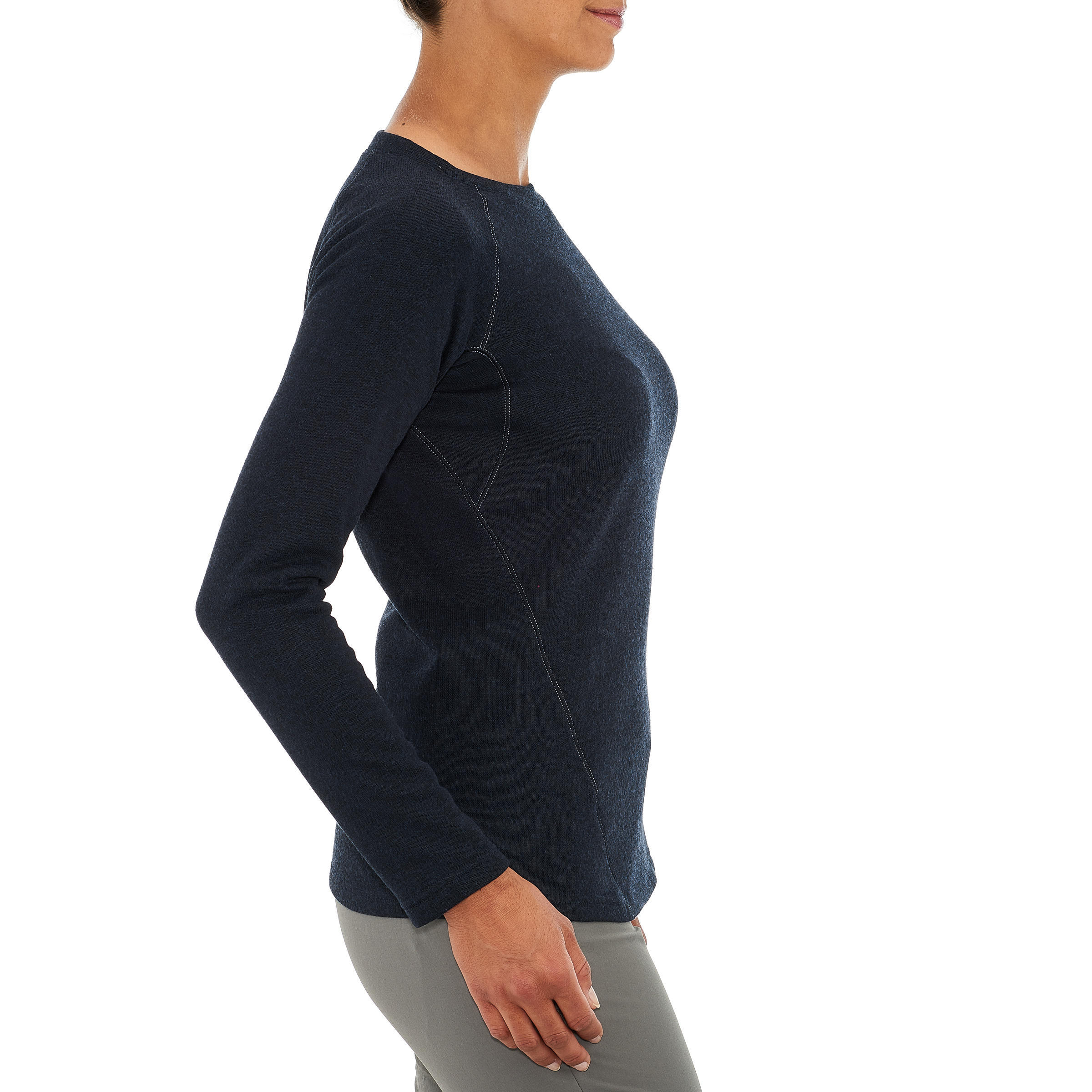 Women's Hiking Pullover - NH100 3/6