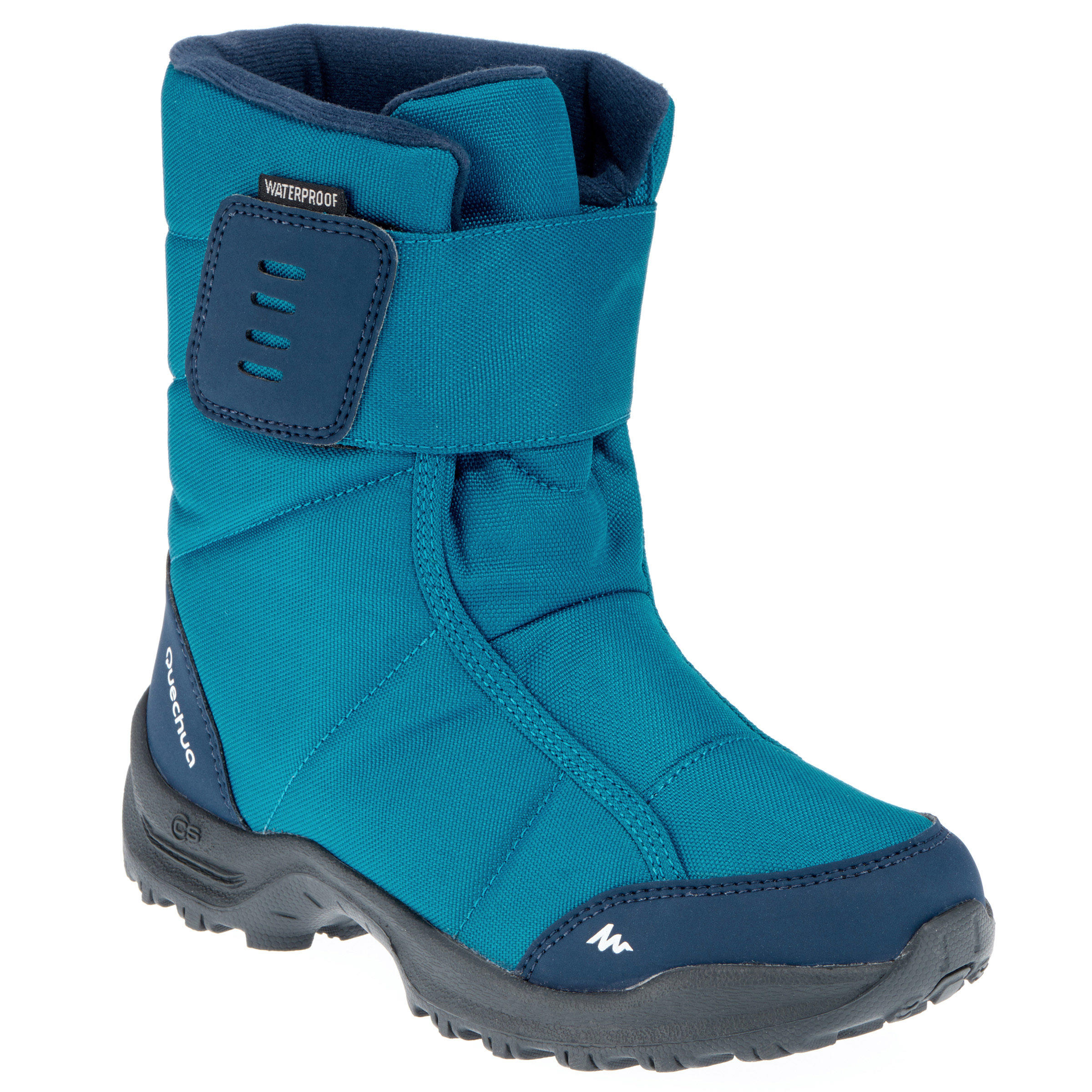 QUECHUA SH100 X-Warm Junior Snow Hiking Boots - Blue