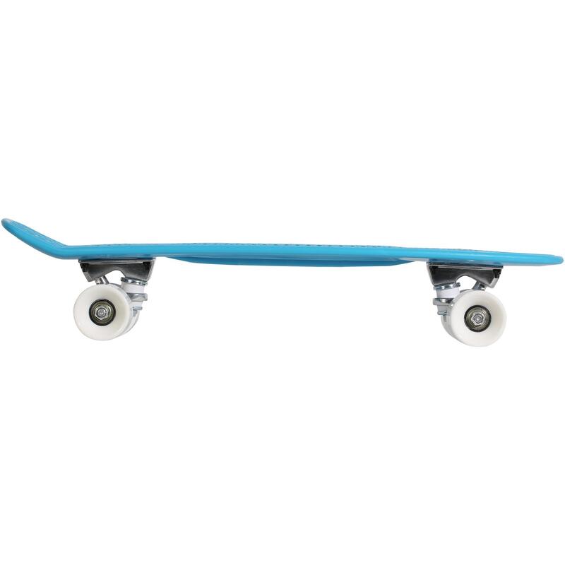 Miniskateboard voor kinderen plastic blauw PLAY 500