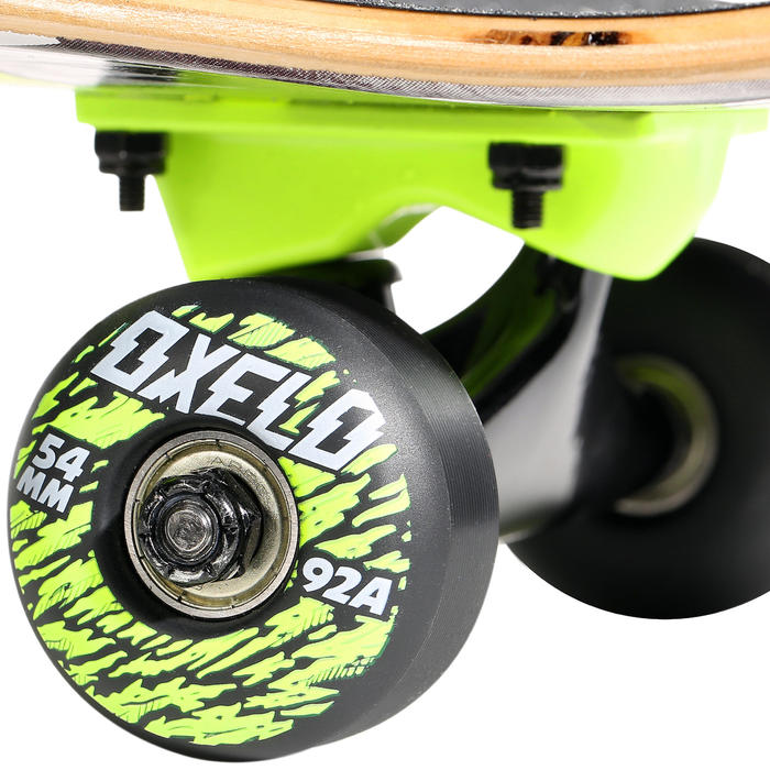 Skateboard SKATE MID500 WOLF VERT Oxelo Decathlon