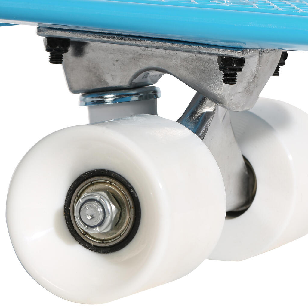 Skateboard Mini Play 500 Kunststoff Kinder blau