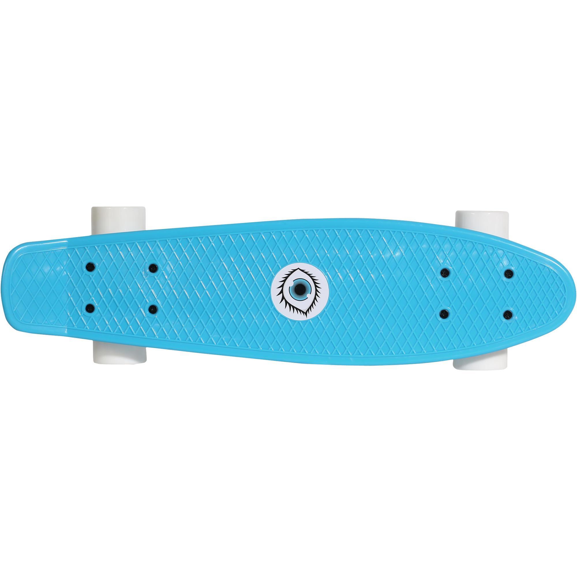 Mini skateboard in plastica per bambini PLAY 500 blu