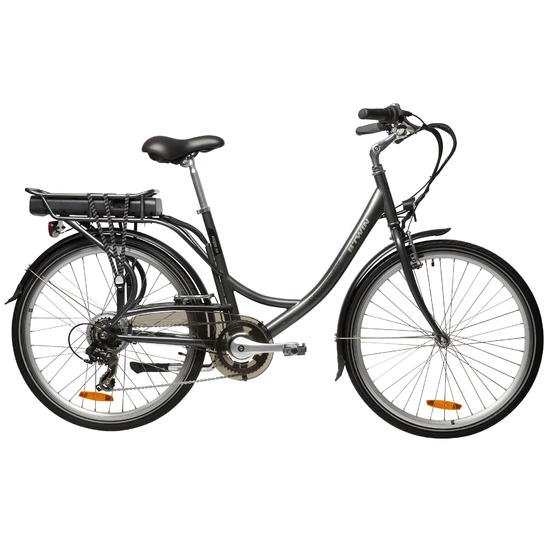 Elops 500 E Electric Bike - Dark Grey - Electric bikes