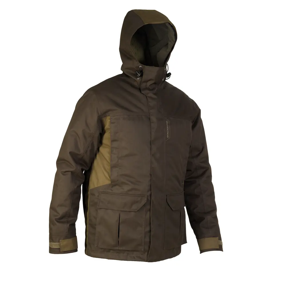 CHAQUETA+CAZA+Solognac+500+Hombre+IMPERMEABLE+C+LIDA+MARR+N Merca2.es