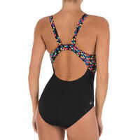 Kamiye Women's Chlorine Resistant One-Piece Swimsuit - Jely