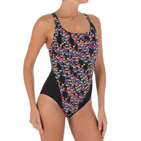 Kamiye Women's Chlorine Resistant One-Piece Swimsuit - Jely