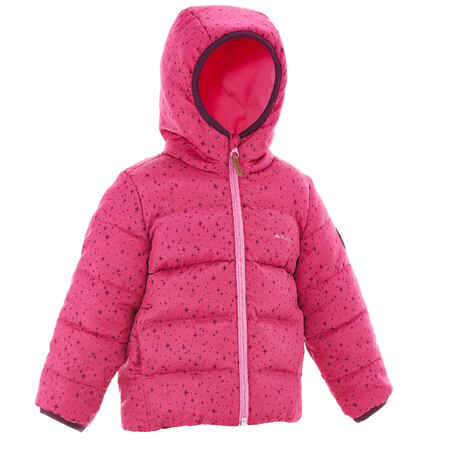 Girl's padded hiking jacket X-Warm - Pink