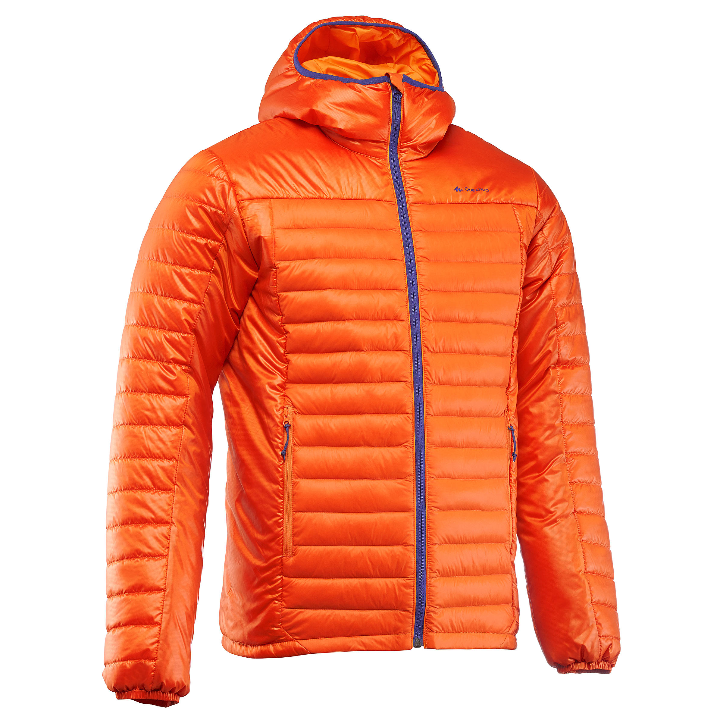 QUECHUA X-Light1 Men's Padded Hiking Jacket - Orange