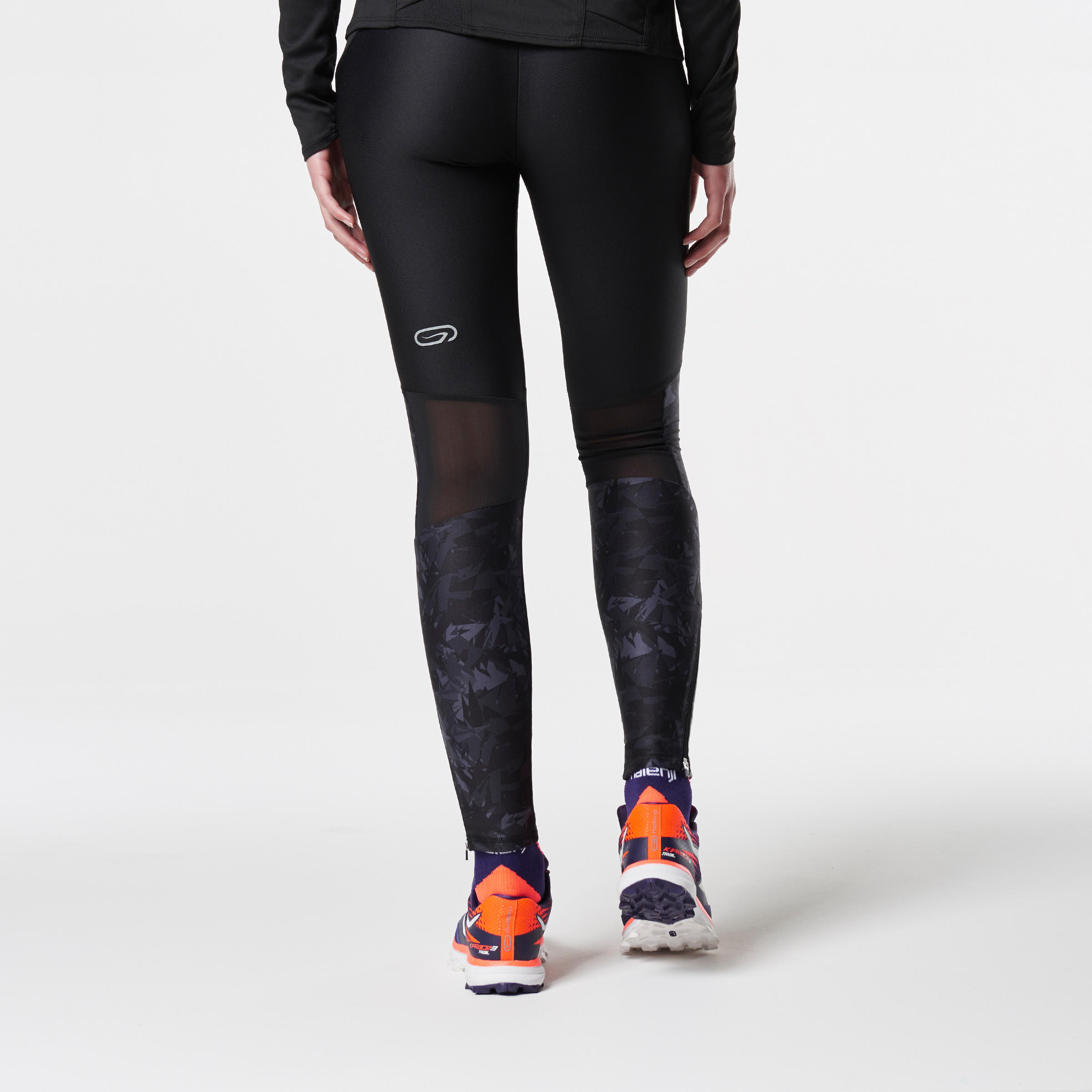 orange running pants