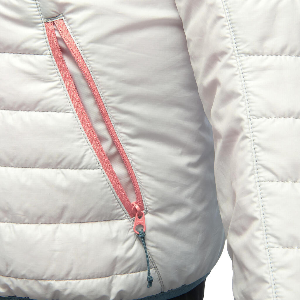 Wattierte Jacke X-Light Kinder grau