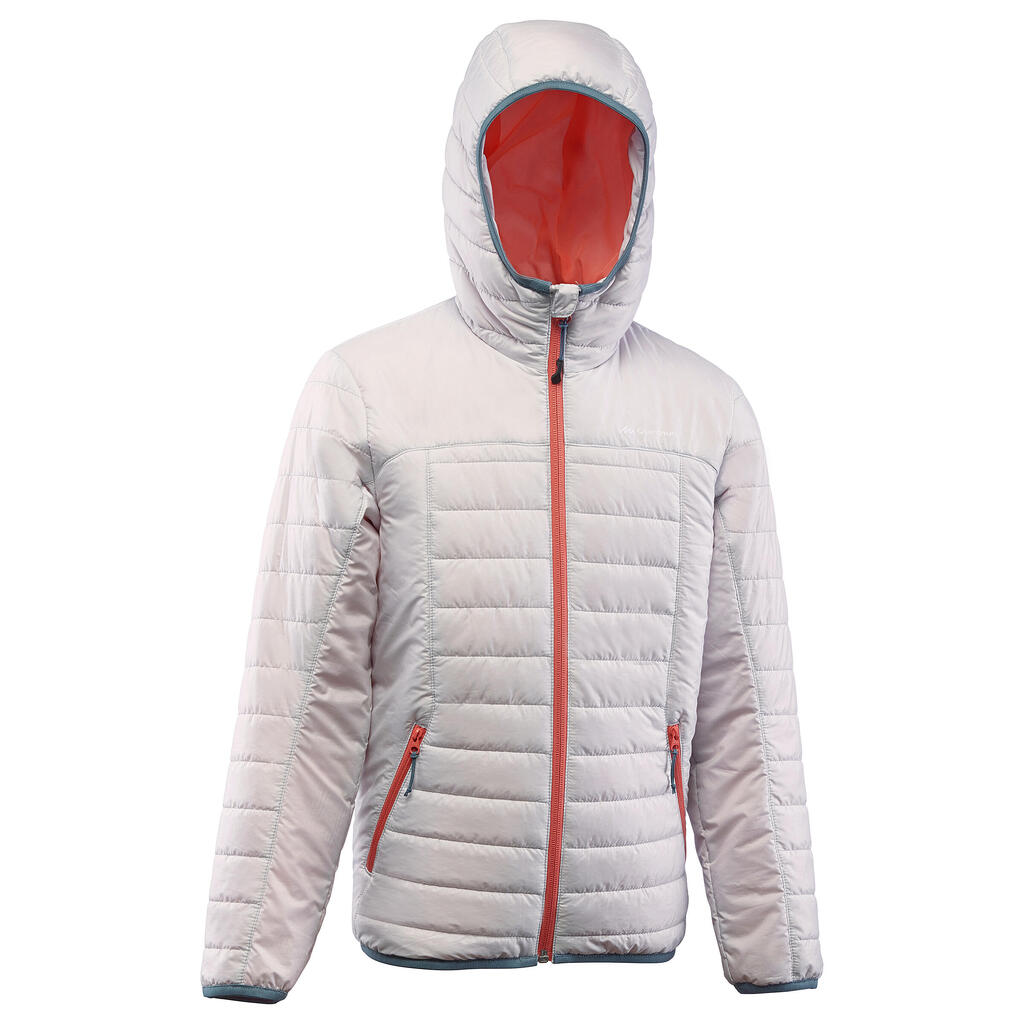 Wattierte Jacke X-Light Kinder grau