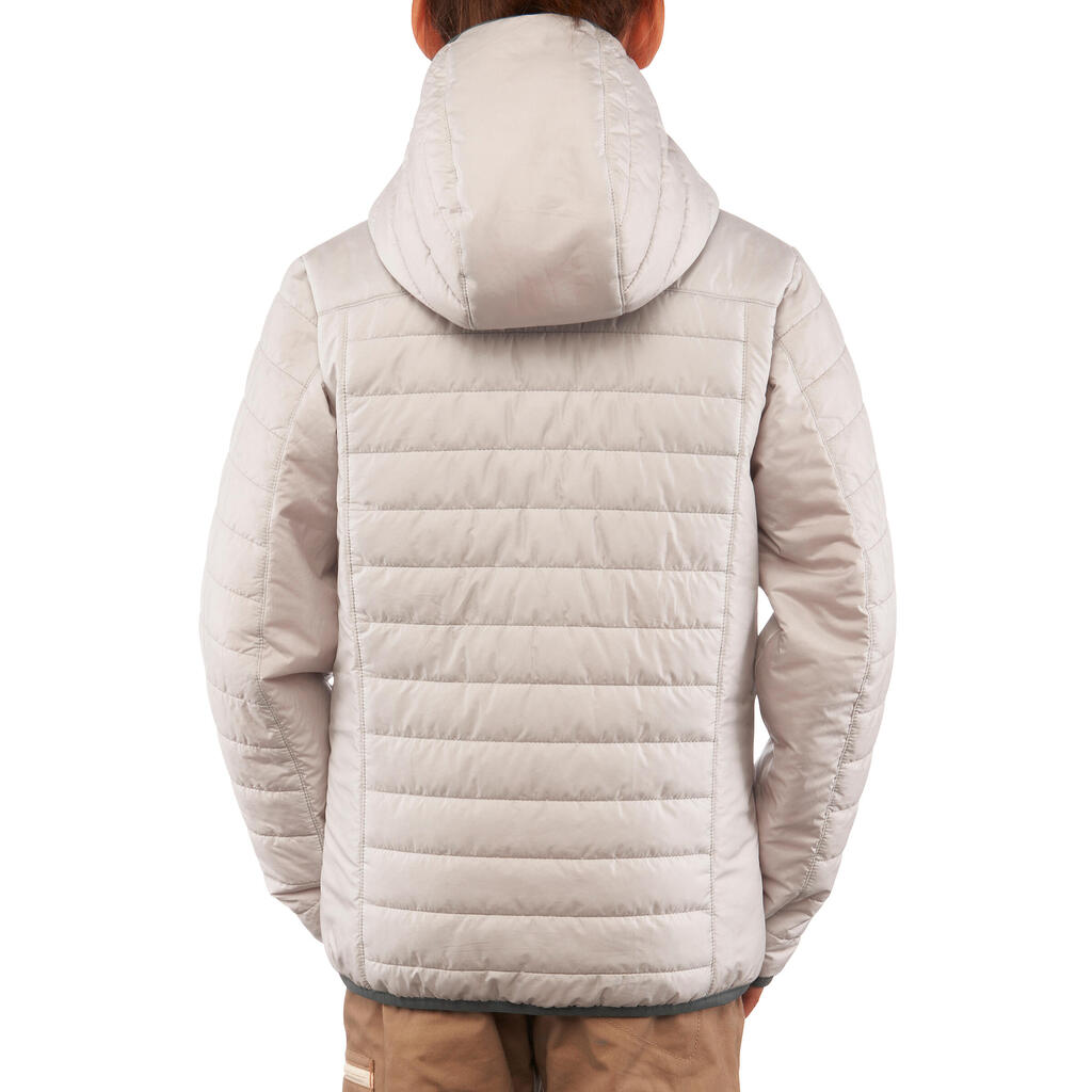 Wattierte Jacke X-Light Kinder grau
