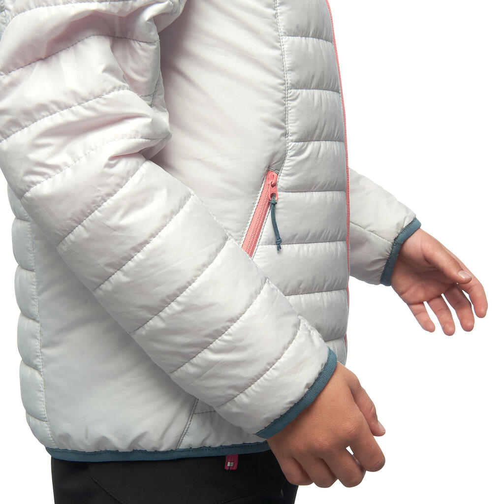 Wattierte Jacke X-Light Kinder grau