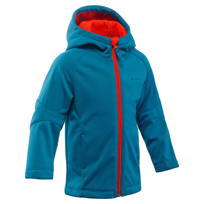 QUECHUA Hike 900 Boy's Softshell Jacket - Blue | Decathlon
