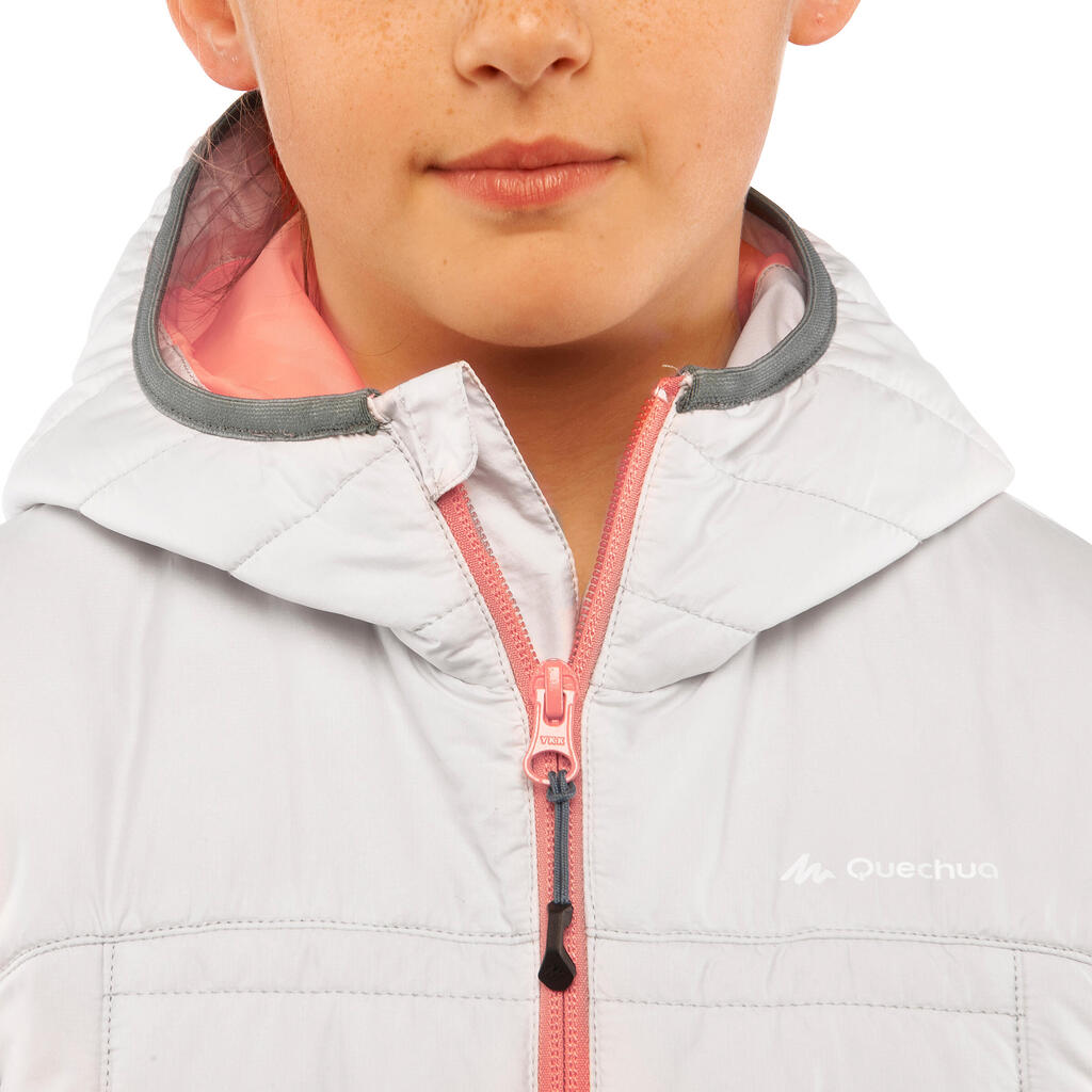 Wattierte Jacke X-Light Kinder grau