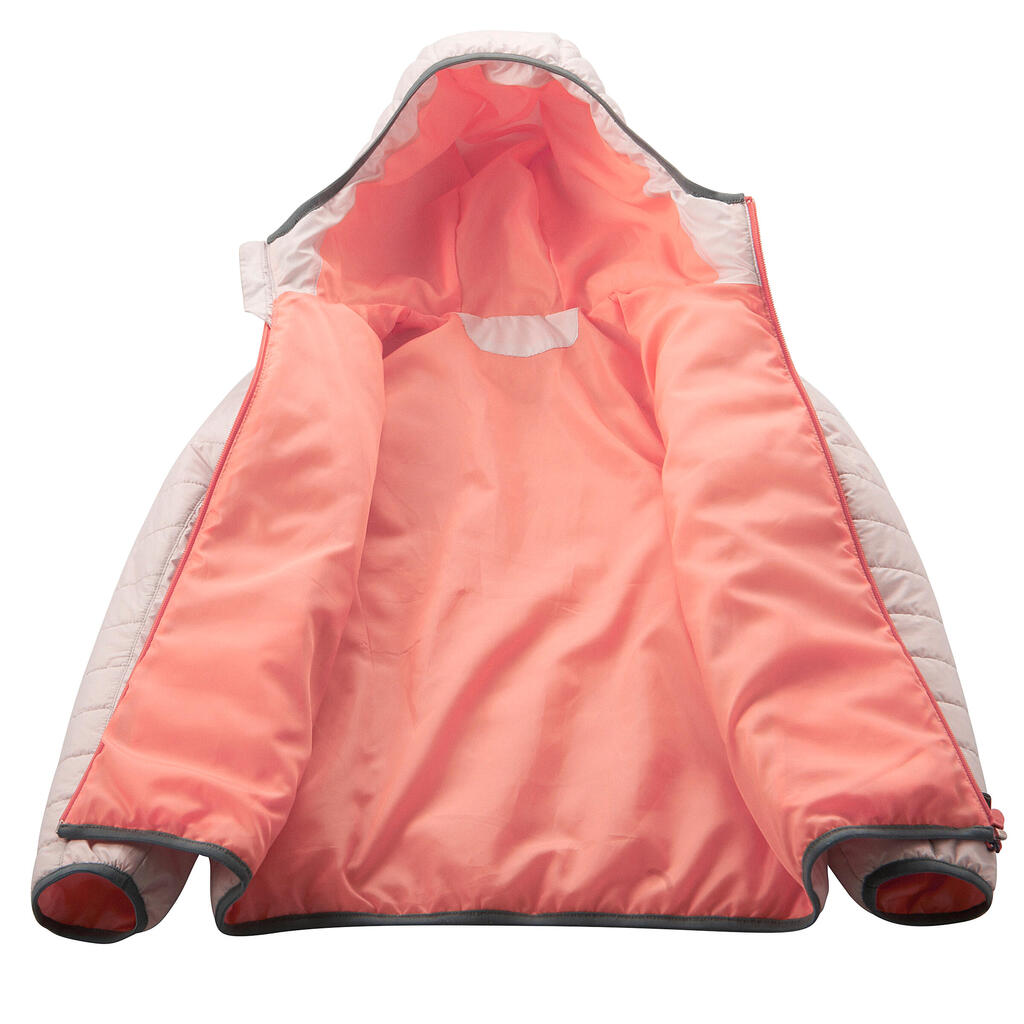 Wattierte Jacke X-Light Kinder grau