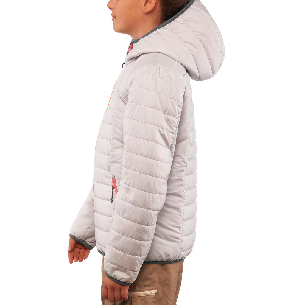 Wattierte Jacke X-Light Kinder grau
