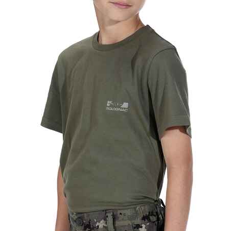 Jagd-T-Shirt 100 Kinder grün 