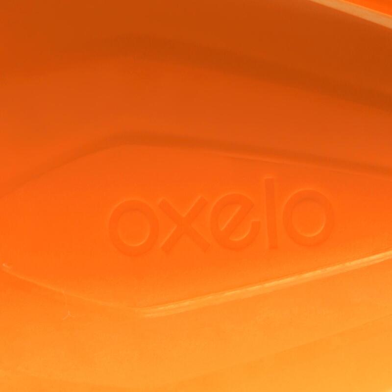 Set van 10 slalomkegels voor skeeleren oranje