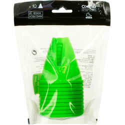 Inline Skating Slalom Cones 10-Pack - Green