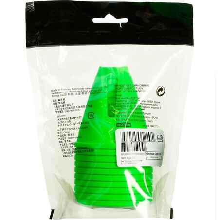 Inline Skating Slalom Cones 10-Pack - Green