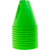 Lot 10 cônes roller slalom vert