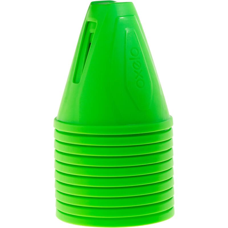 Cones de Slalom para Patins Verde (Conjunto 10)