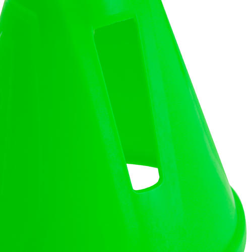 Lot 10 cônes roller slalom vert