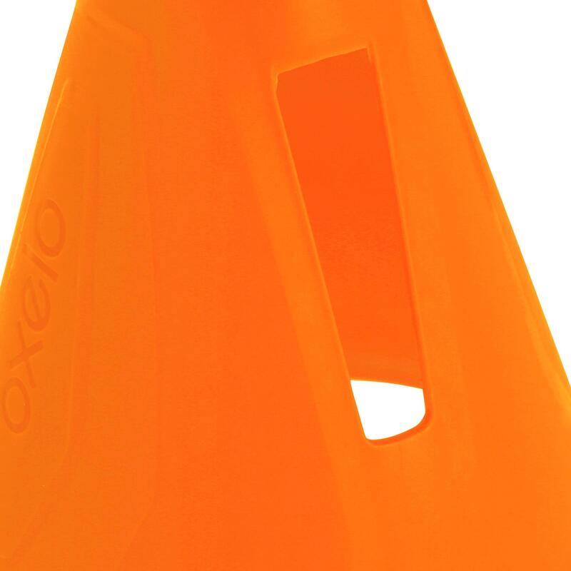 Lot 10 cônes roller slalom orange