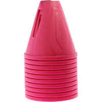 Inline Skating Slalom Cones 10-Pack - Pink