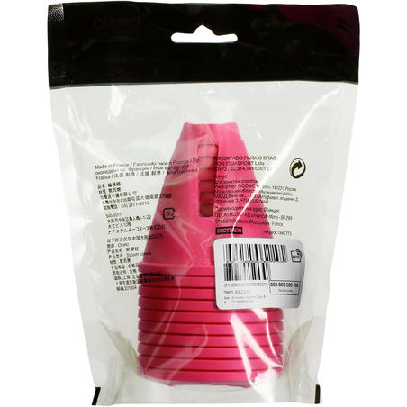 Конуси для слалому на роликових ковзанах, 10 шт. - Рожеві