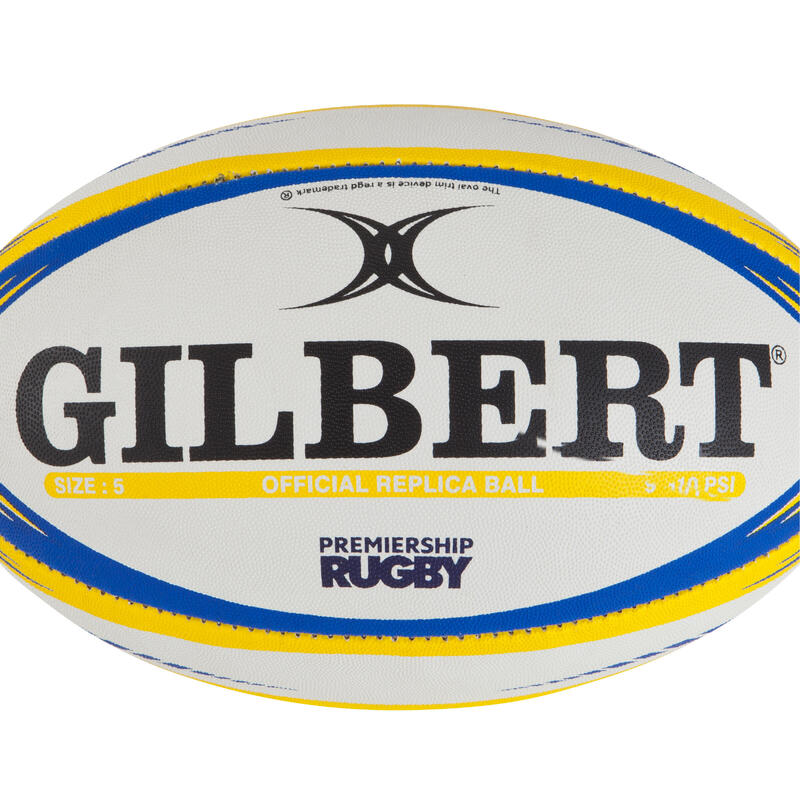 Rugbybal replica Aviva Premiership maat 5 geel