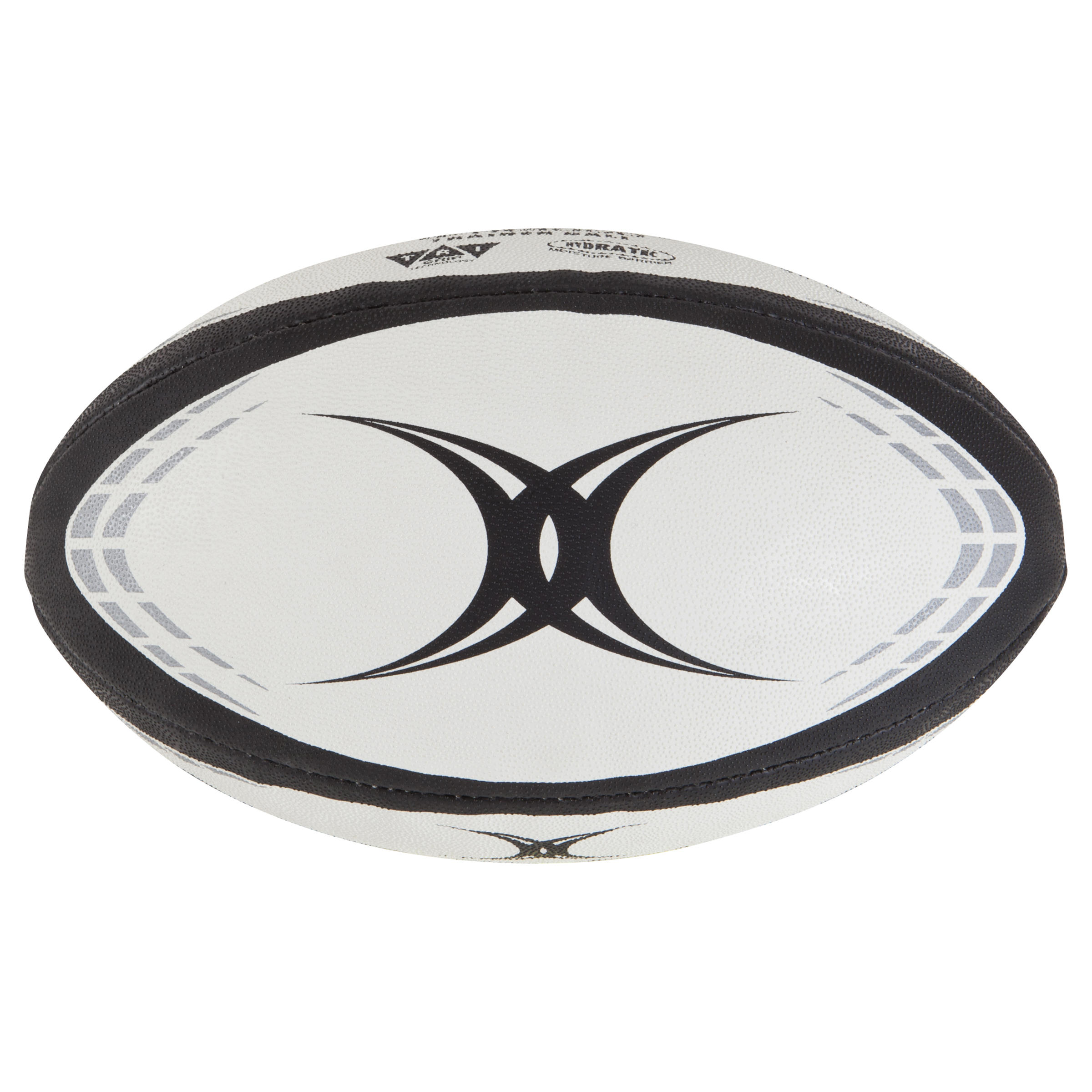 Rugby Ball Gtr4000 Size 5 - White/Black 2/9