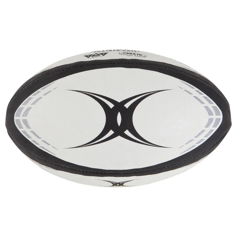 Bola de Rugby GTR 4000 Tamanho 5 Branco/Preto