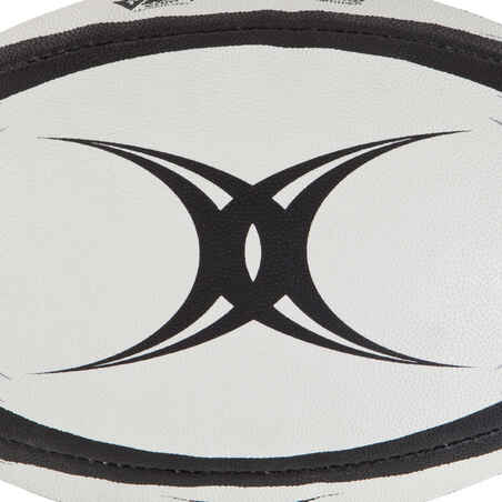 Rugby Ball Gtr4000 Size 5 - White/Black