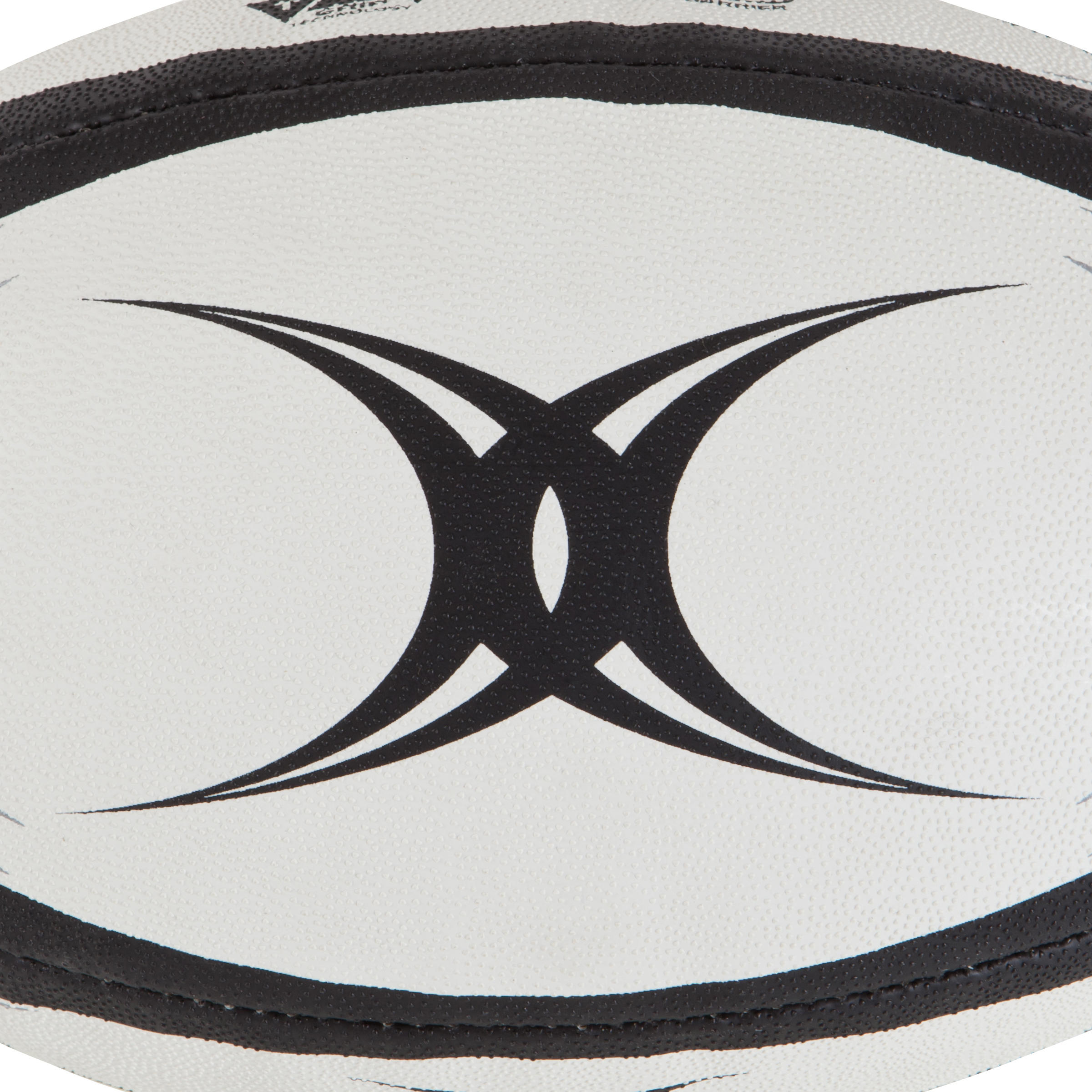 Rugby Ball Gtr4000 Size 5 - White/Black 5/9