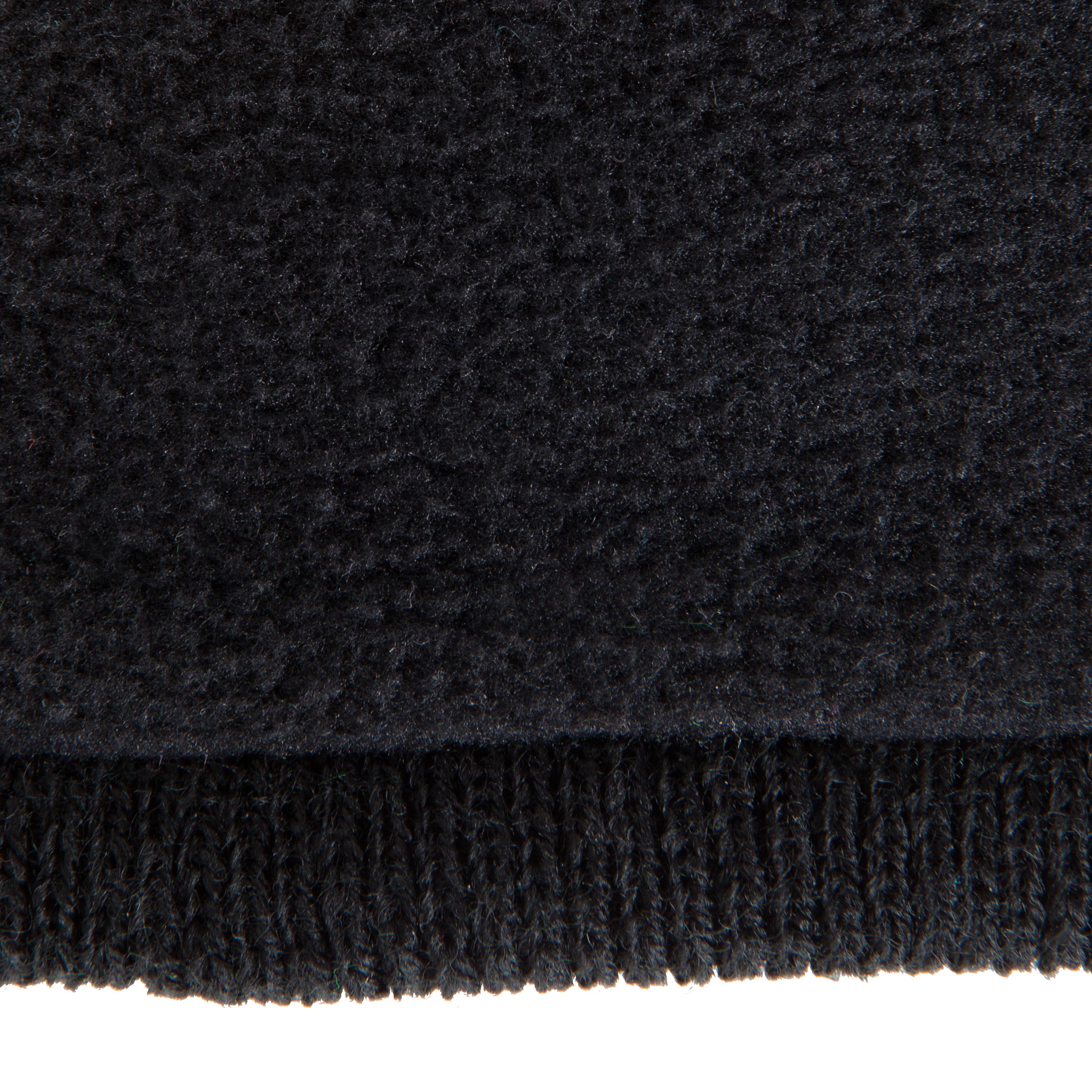 Keepwarm Kids' Fleece-Lined Hat - Black 7/8