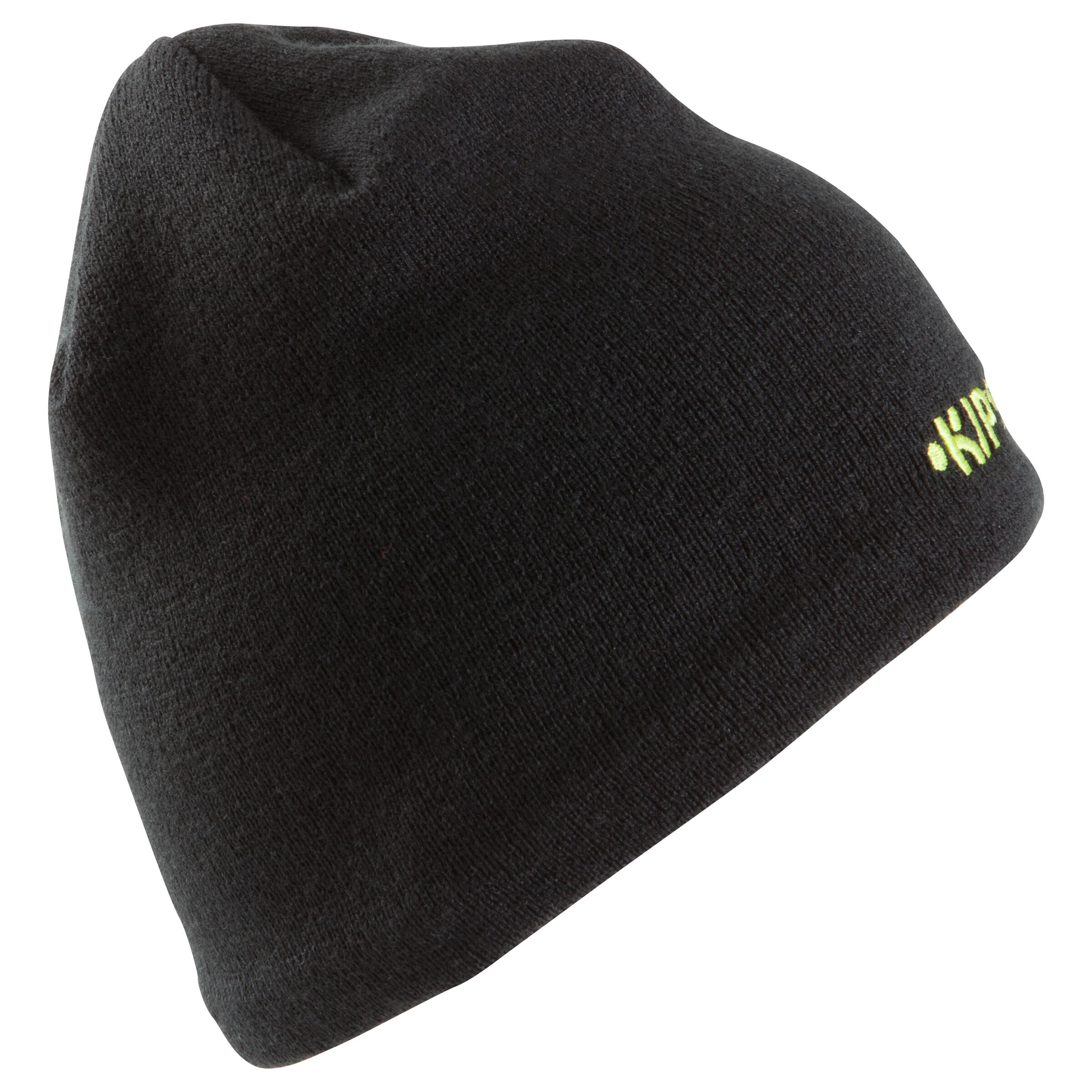 Keepwarm Kids' Fleece-Lined Hat - Black 3/8