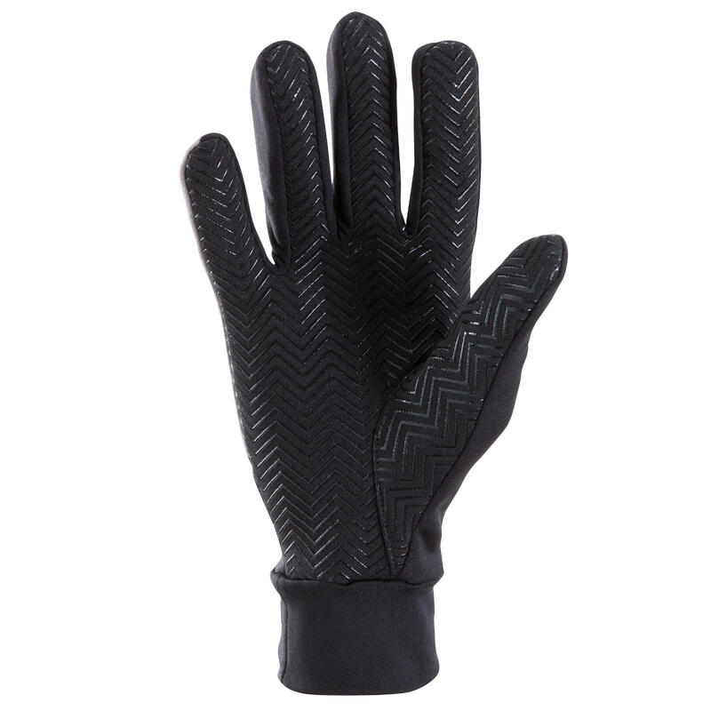Handschoenen voor voetbal volwassenen Keepdry 500 zwart