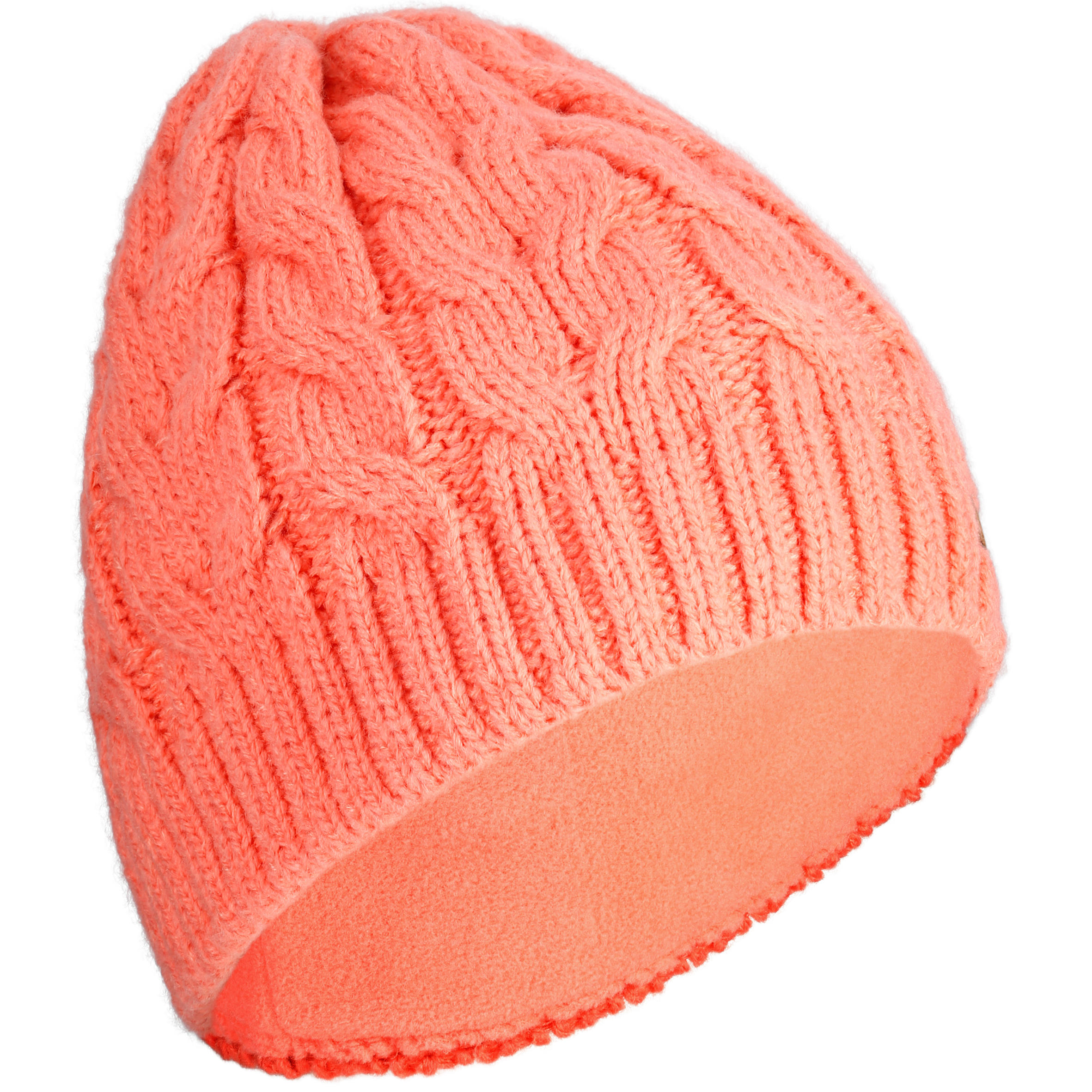 WEDZE Warm 500 Warm Ski Hat -  Coral Pink