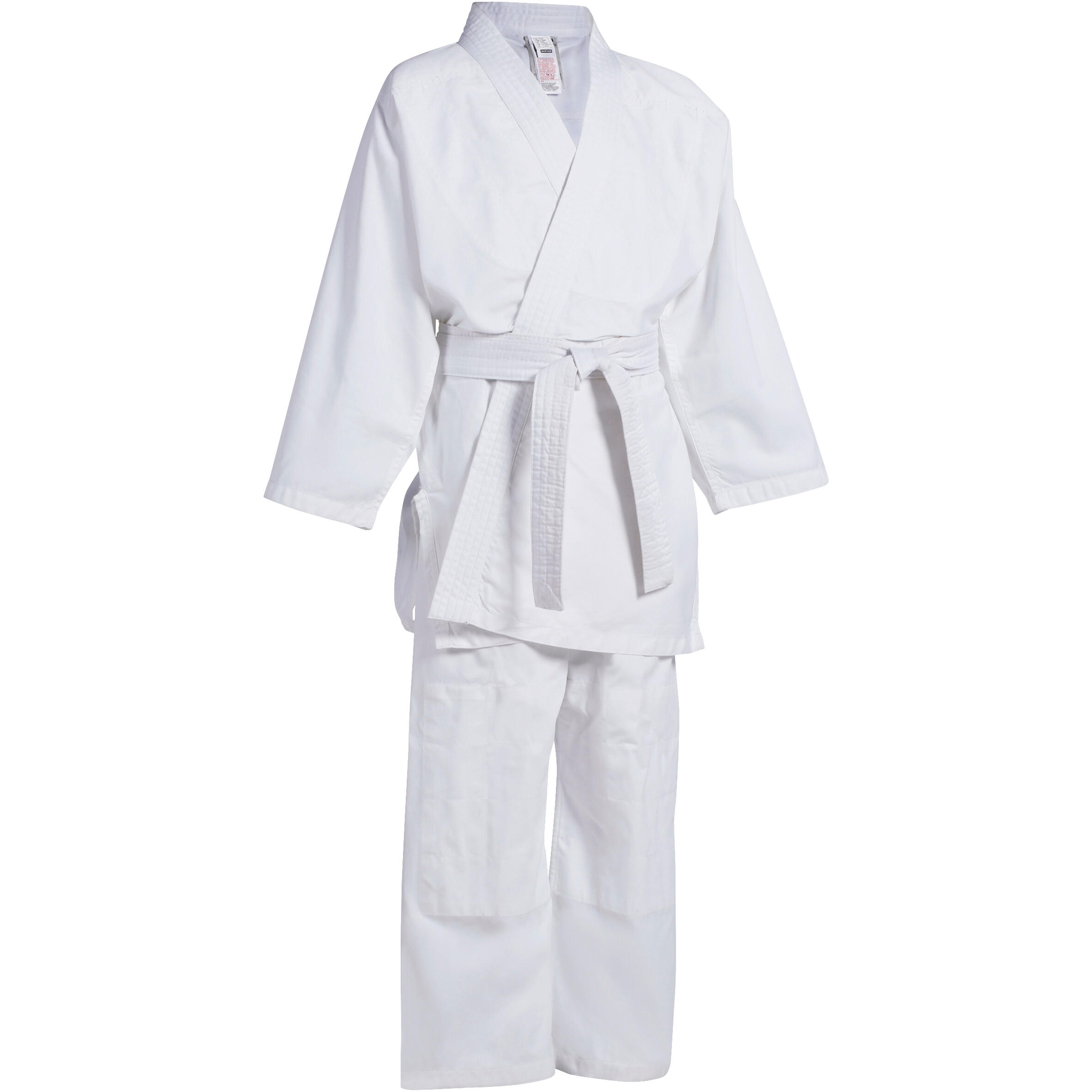 100 Kids' Judo Uniform - White OUTSHOCK 