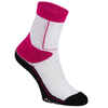 Detské ponožky Play do kolieskových korčúľ ružovo-biele