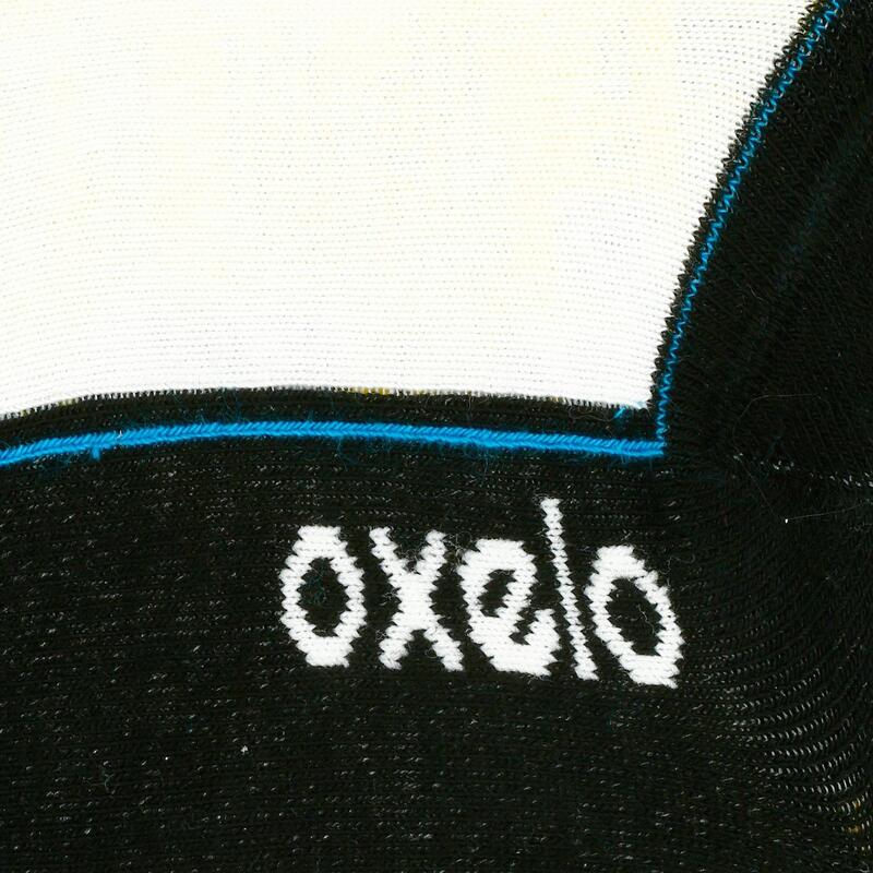 Chaussettes roller enfant OXELO PLAY bleu blanc