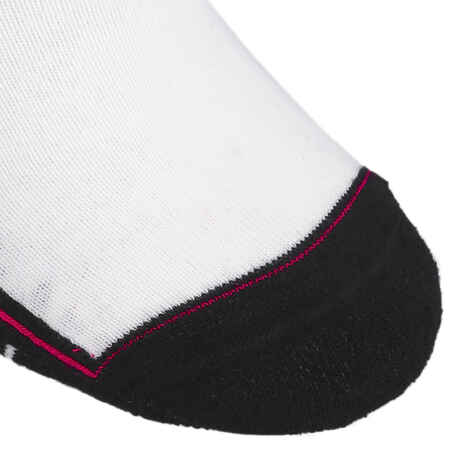 Vaikiškos riedutininkų kojinės „Play'“ – rožinės / baltos