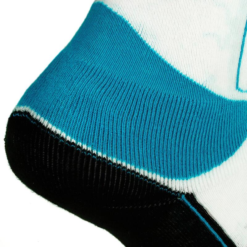 Skatesocken Oxelo Play Kinder blau/weiss 