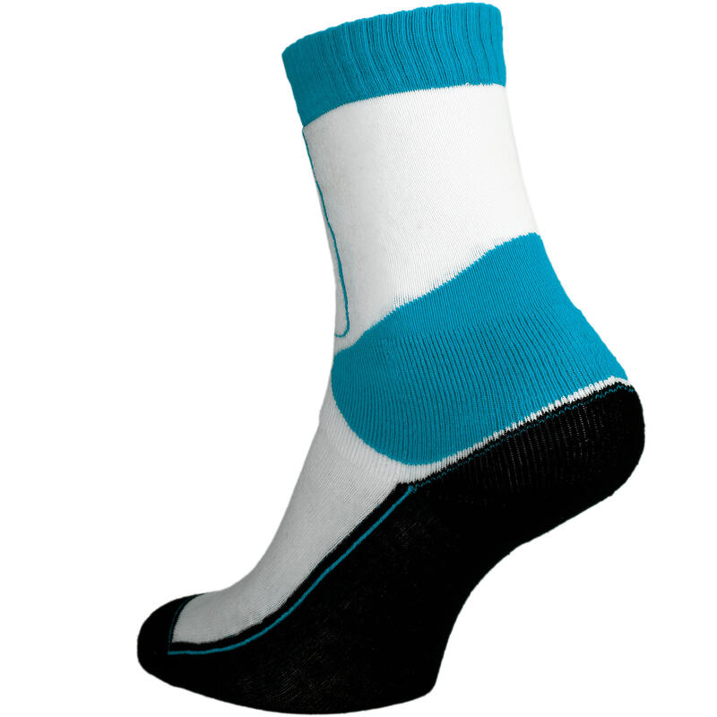 Dětské ponožky na in-line bruslení modro-bílé 