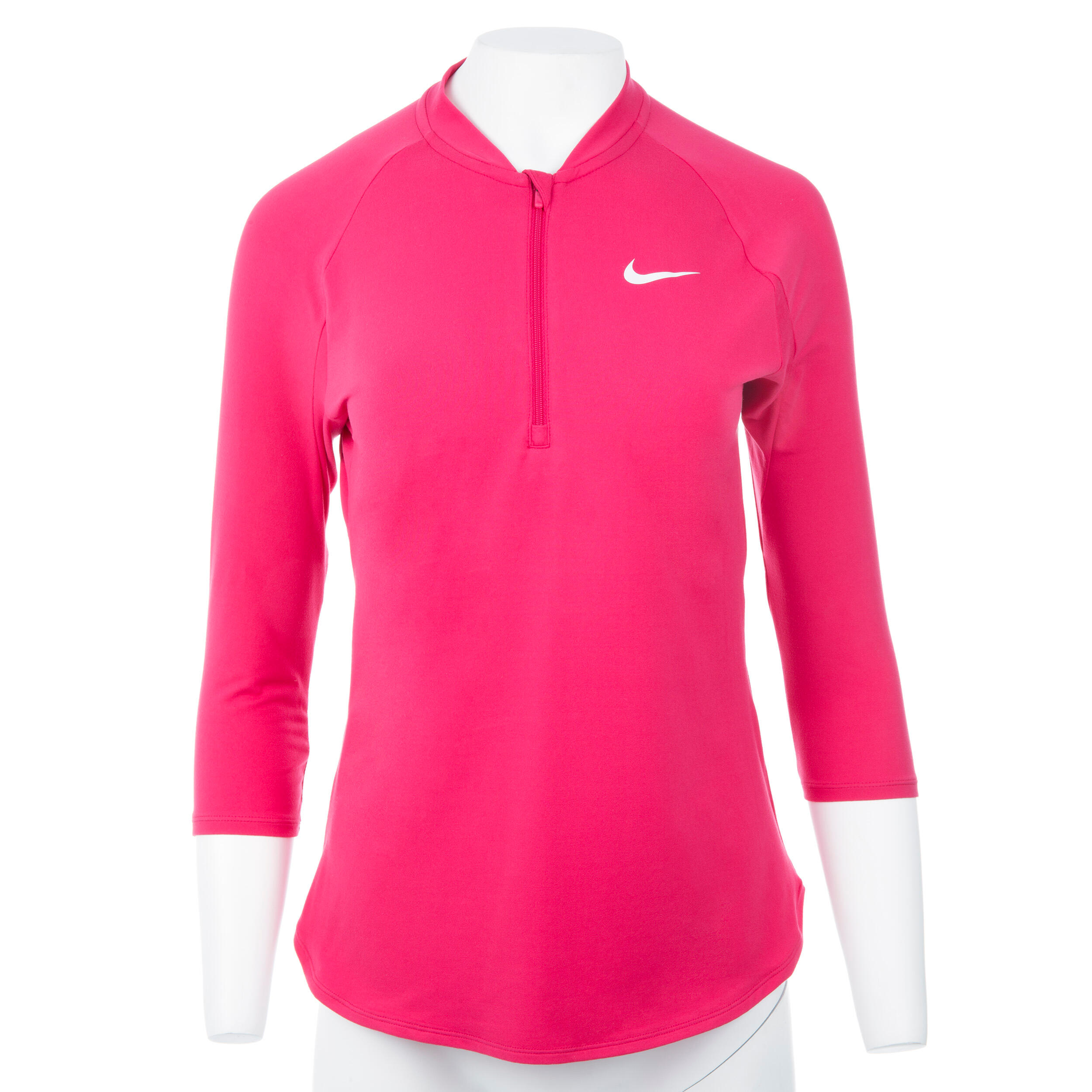 Women's 3/4-length Tennis Badminton Padel Table Tennis Squash T-shirt - Pink 2/6