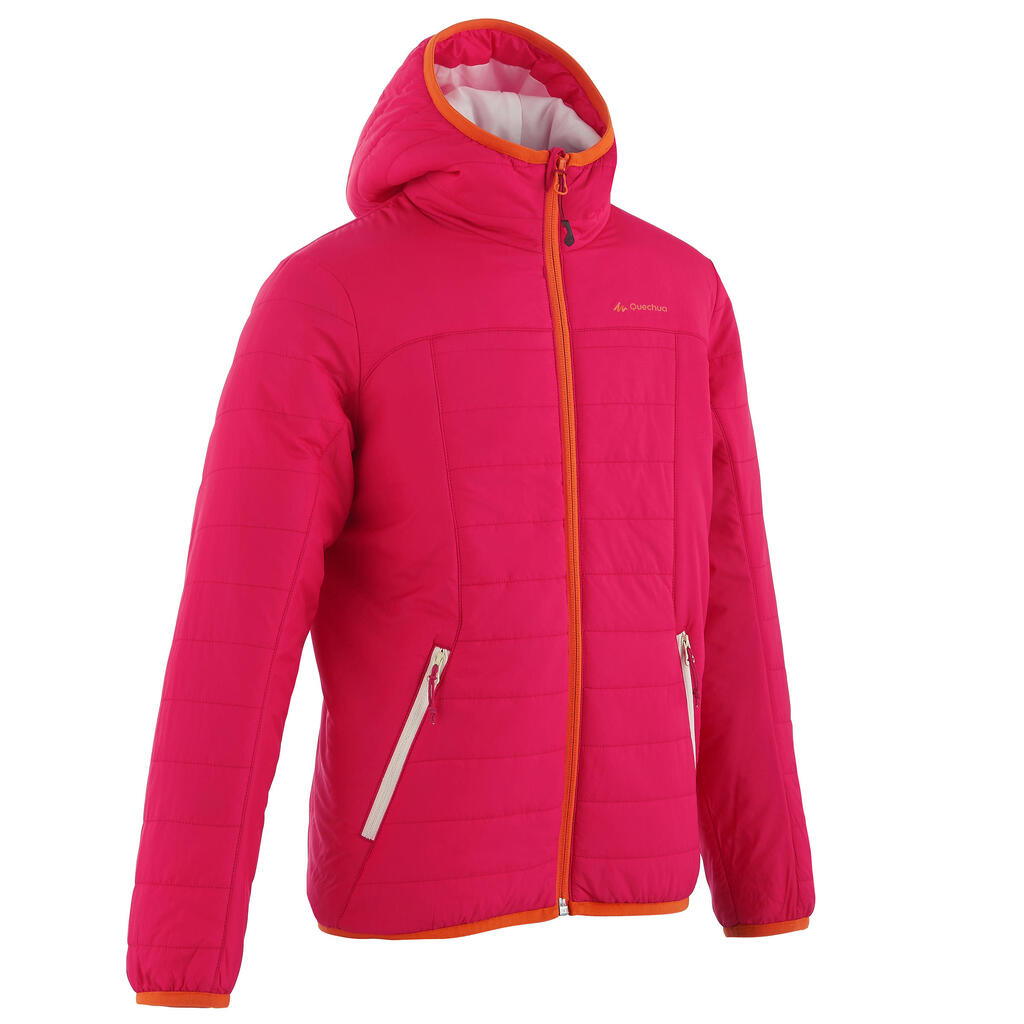 X-light girls' padded jacket - pink